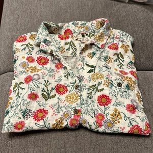 Toad&Co Button Down Floral Shirt